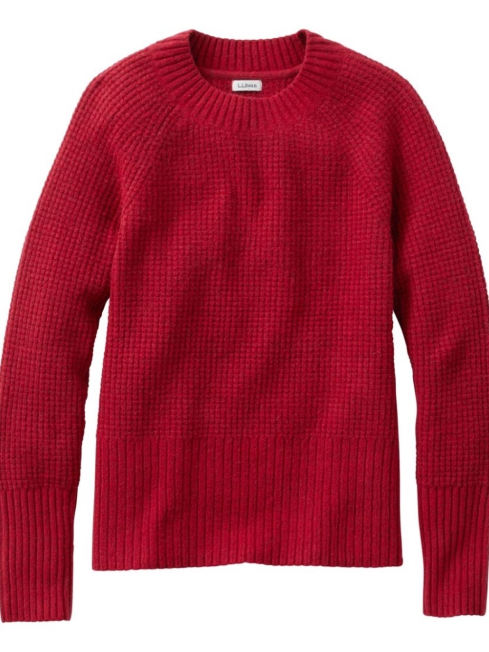 LL Bean super soft waffle sweater